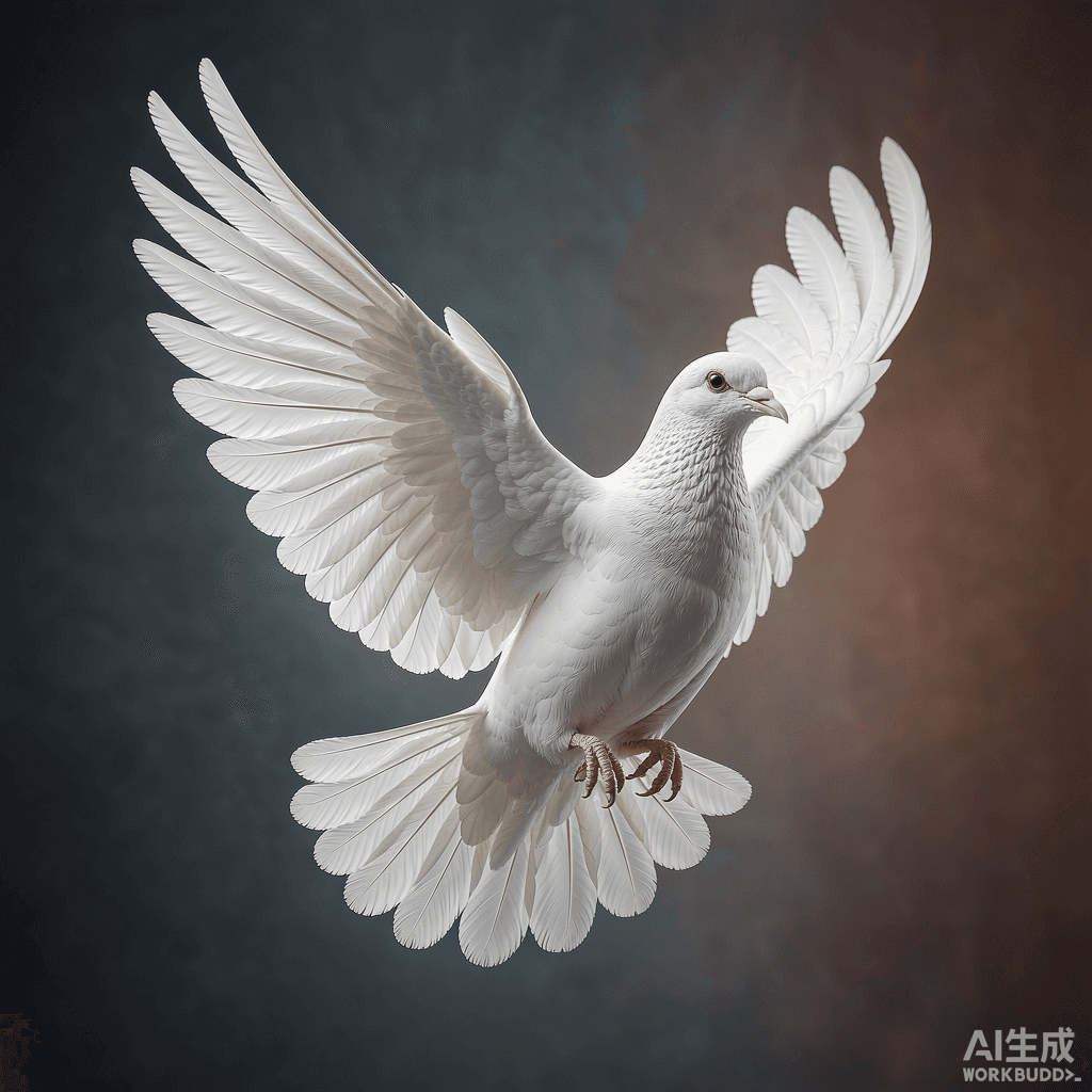 放飞白鸽